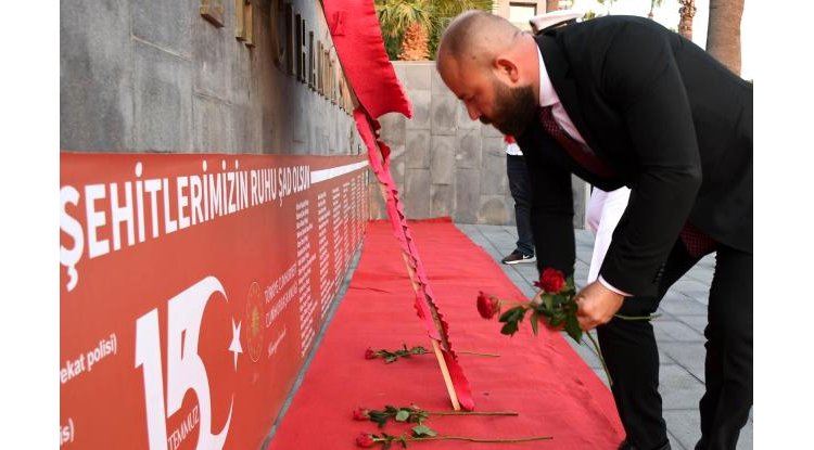 15 TEMMUZ ŞEHİTLERİ KUŞADASI'NDA ANILDI