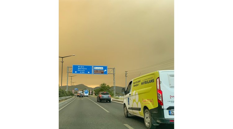 HAYBULANS ARACI CAN DOSTLARA ŞİFA OLMAK İÇİN MARMARİS’E DOĞRU YOLA ÇIKTI 