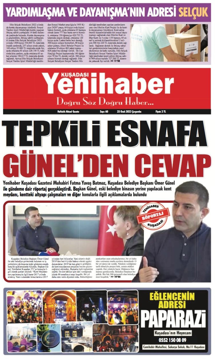 YENİHABER GAZETEMİZİN 60. SAYISI YAYINDA