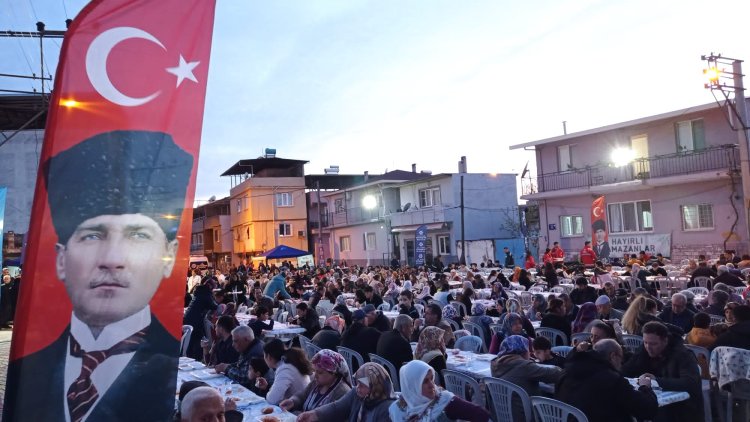 AYDIN HALKI BELEDİYENİN İFTAR SOFRALARINDA BULUŞUYOR