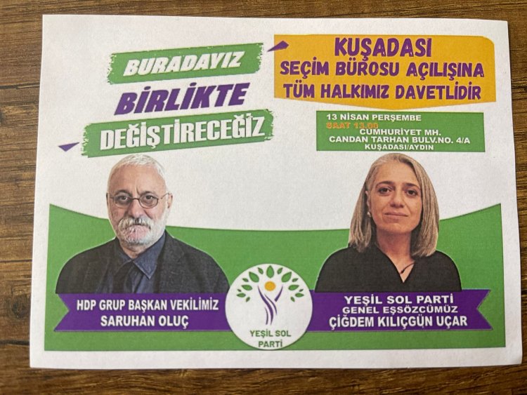 YEŞİL SOL PARTİ: ''BURADAYIZ, BİRLİKTE DEĞİŞTİRECEĞİZ!''