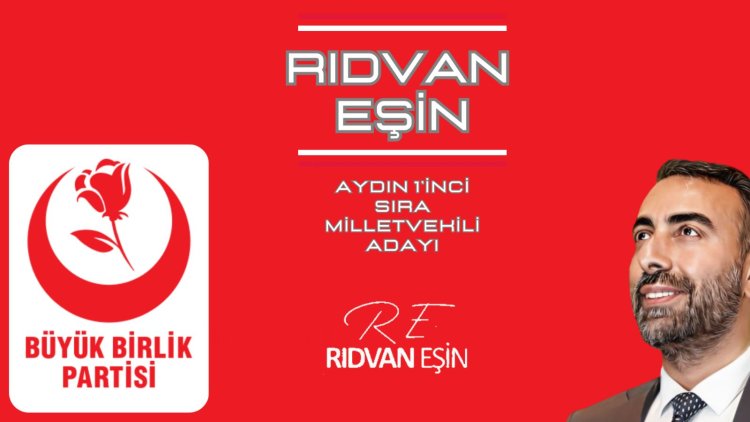 AVUKAT RIDVAN EŞİN MİLLETVEKİLİ ADAYI OLDU!