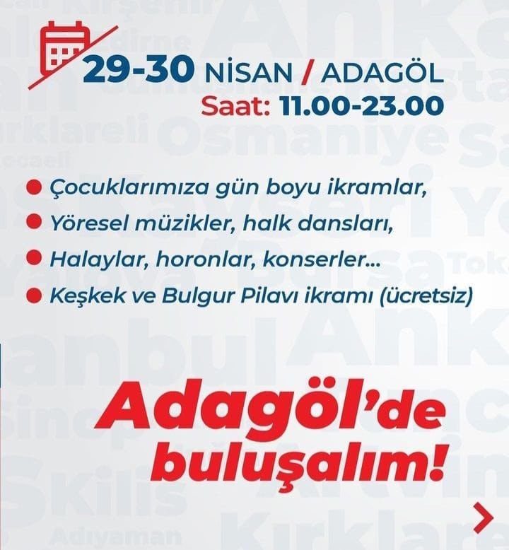 ADALILAR BULUŞUYOR!