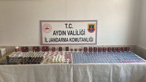 DİDİM'DE BİNLERCE YASAKLI ÜRÜN ELE GEÇİRİLDİ!