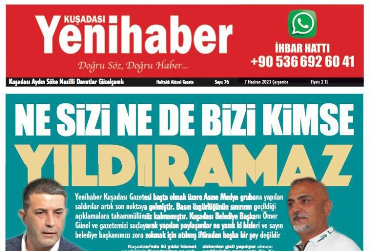 YENİHABER KUŞADASI GAZETESİ'NİN 76. SAYISI OKURLARIYLA BULUŞTU!