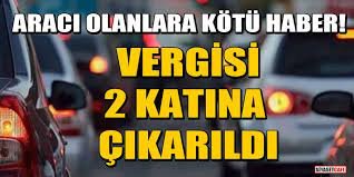 MTV VERGİSİ 2 KATINA ÇIKTI!!