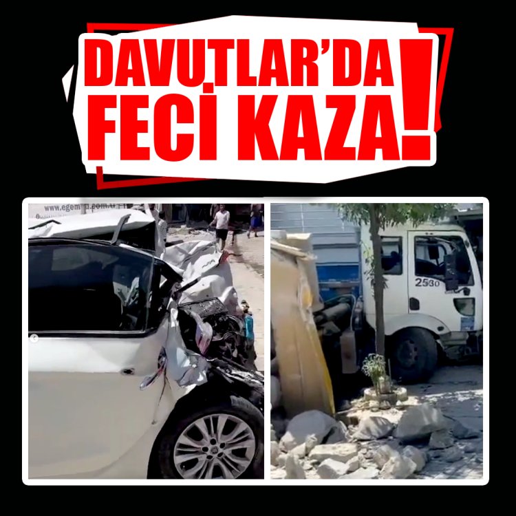 DAVUTLAR'DA FECİ KAZA