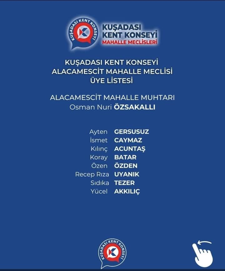 KENT KONSEYİ MAHALLE MECLİSİ KURULDU