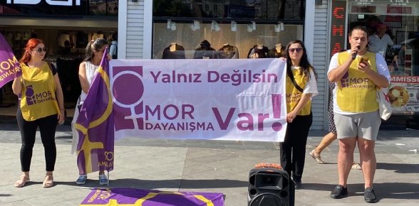 'Yalnız değilsin Mor Dayanışma var’