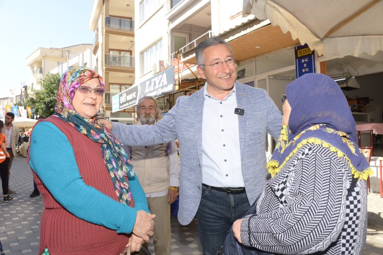 CUMHUR İTTİFAKI ADAYI MUSTAFA GÖKÇE, GÜZELÇAMLI'YA YATIRIM SÖZÜ VERDİ!