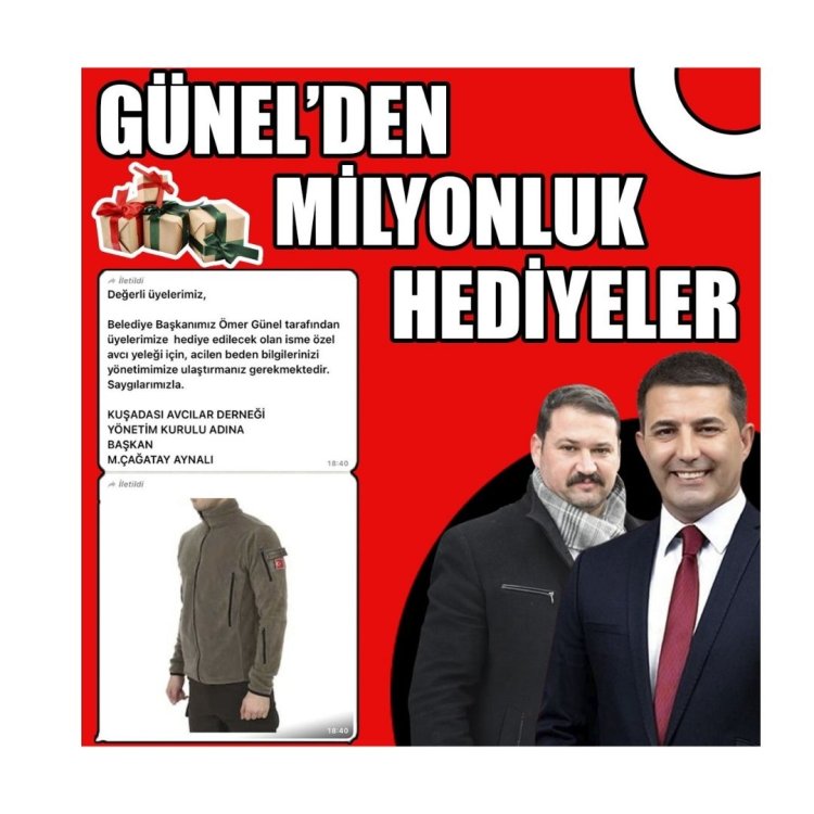 GÜNEL'DEN MİLYONLUK HEDİYELER!