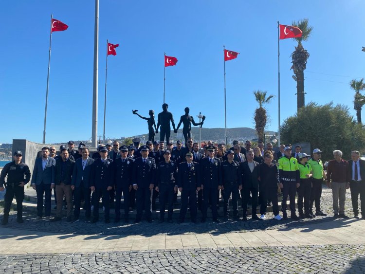 Aydın’ın Kuşadası ilçesinde, Türk Polis Teşkilatı’nın 178’nci kuruluş yıl dönümü törenle kutlandı.