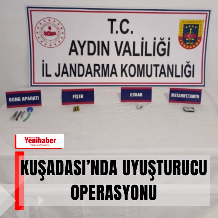 KUŞADASINDA UYUŞTURUCU OPERASYONU