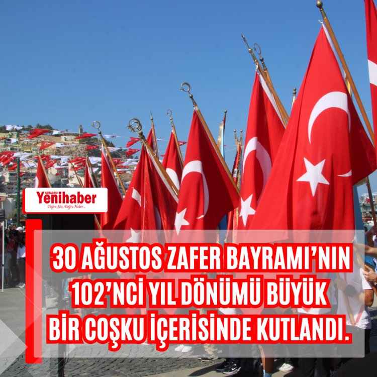 30 AĞUSTOS ZAFER BAYRAMI COŞKUYLA KUTLANDI