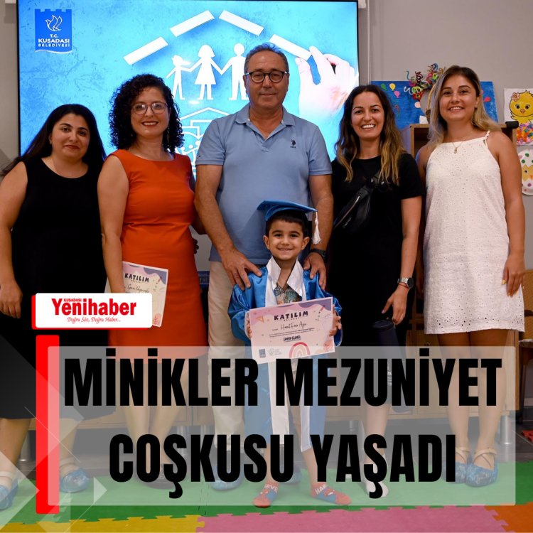 MİNİKLER MEZUNİYET COŞKUSU YAŞADI