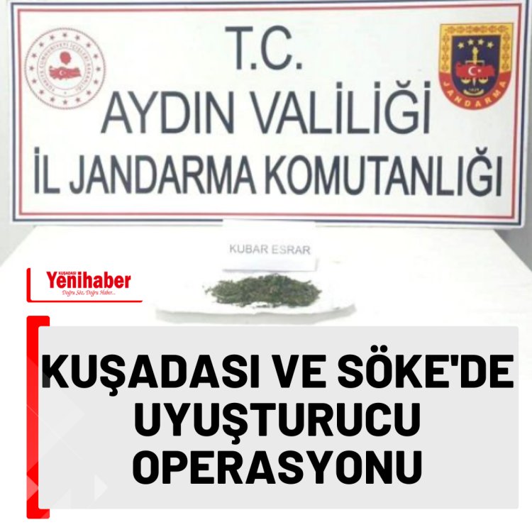 KUŞADASINDA UYUŞTURUCU OPERASYONU